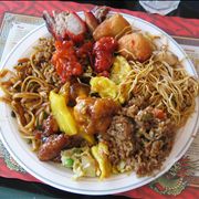 Picture Of Chinese Food Full Plate