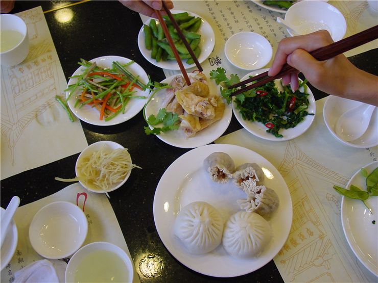 Picture Of Chinese Food In A Restaurant In Shanghai